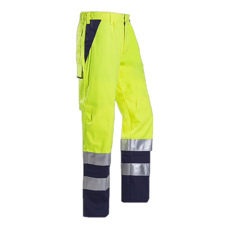 013V ROYAN, BROEK FR-AST-ARC-CHEM, FLUO-GEEL/MARINE + SIEMENS ENERGY LOGO BORST ZWART