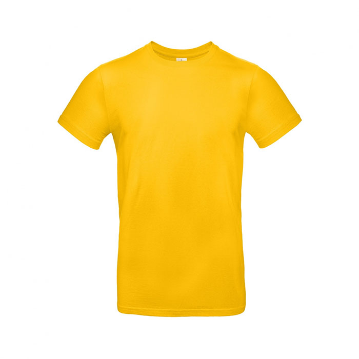 T-SHIRT #E190, GOLD/YELLOW, COTTON, B&C+ LOGOS MOBIX