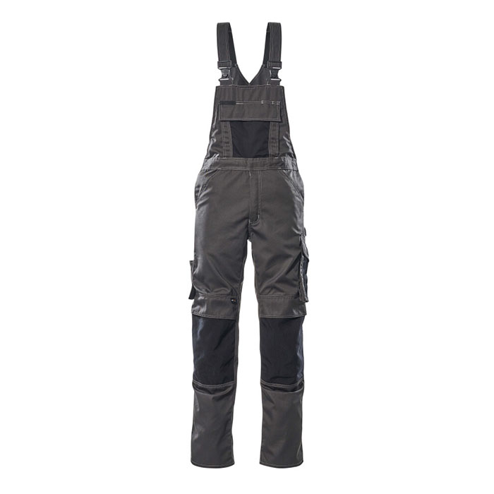 AUGSBURG SUSPENDER TROUSERS, DARK ANTHRACITE/BLACK, MASCOT + LOGOS WIRTGEN GROUP