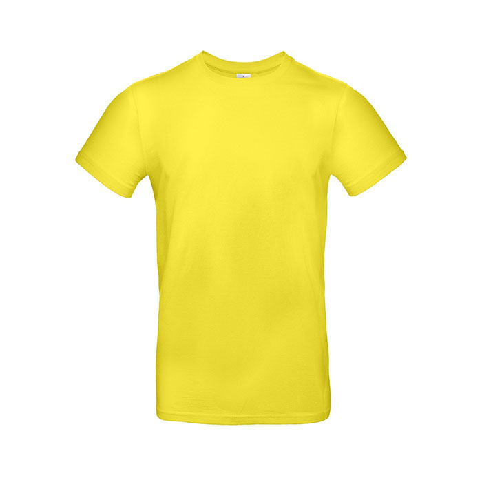 T-SHIRT #E190, SOLAR YELLOW + LOGOS KBS