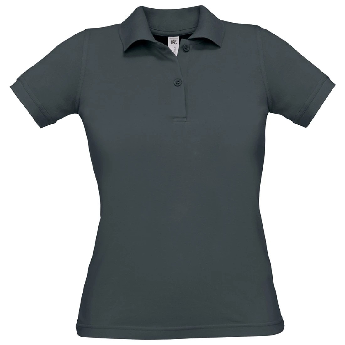 SAFRAN PURE WOMEN POLO DONKERGRIJS - B&C