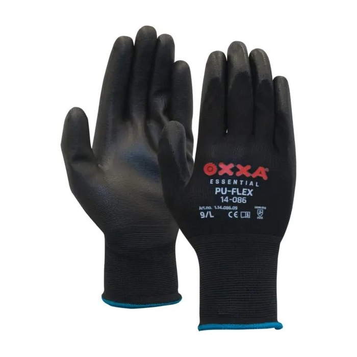 PU-LIGHT/M BLACK GLOVES