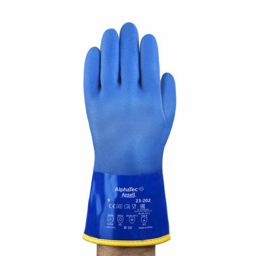 23-202 ALPHATEC CHEMICAL RESISTANT WINTER GLOVE - ANSELL