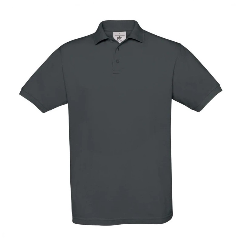 SAFRAN POLO DARK GREY - B&C