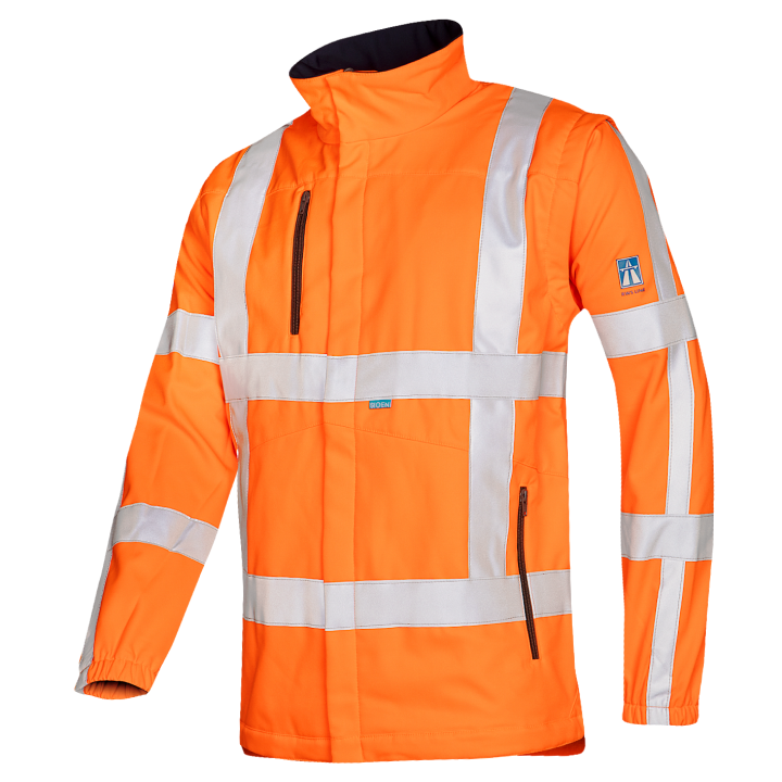 498A ALPHEN HI-VIS RWS SOFTSHELL JACKET - SIOEN